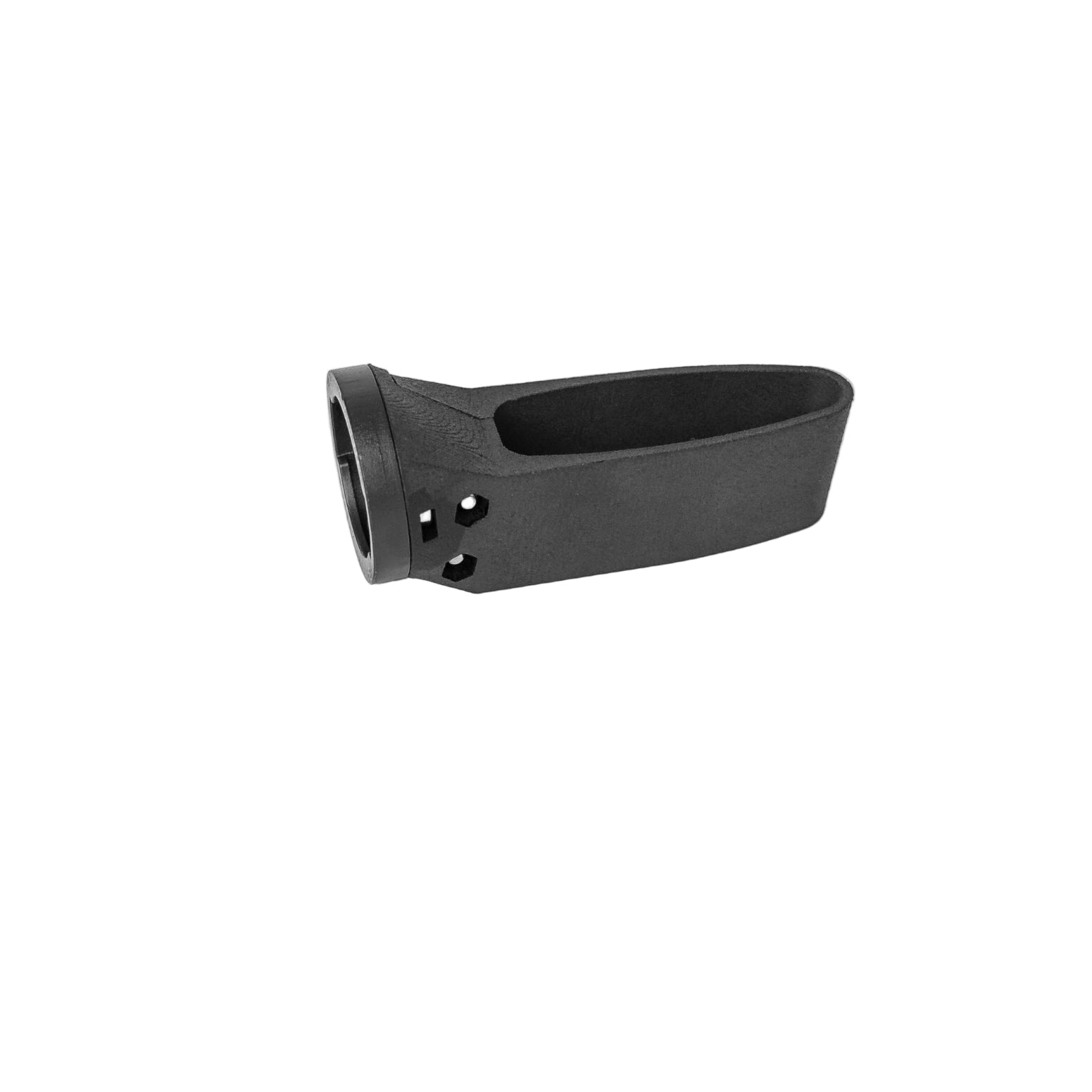 Black light and radar mount for Scott Foil and Plasma 2023+ seatpost, side view, Garmin Varia compatible