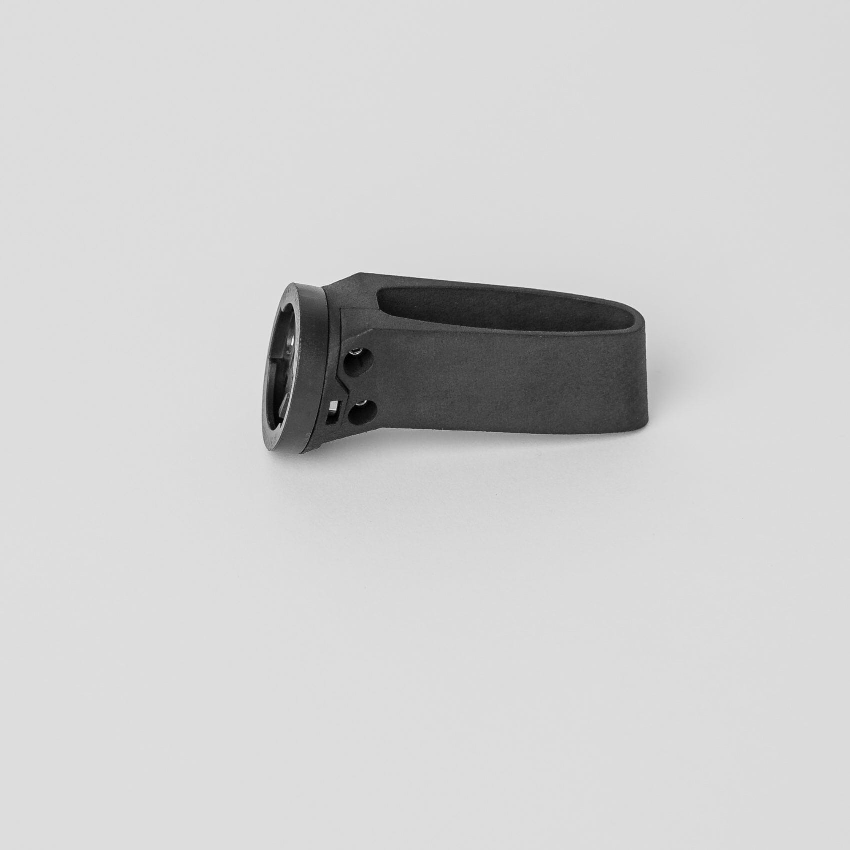 Black light and radar mount for Trek Madone Gen 7 seatpost, side view, Garmin Varia compatible