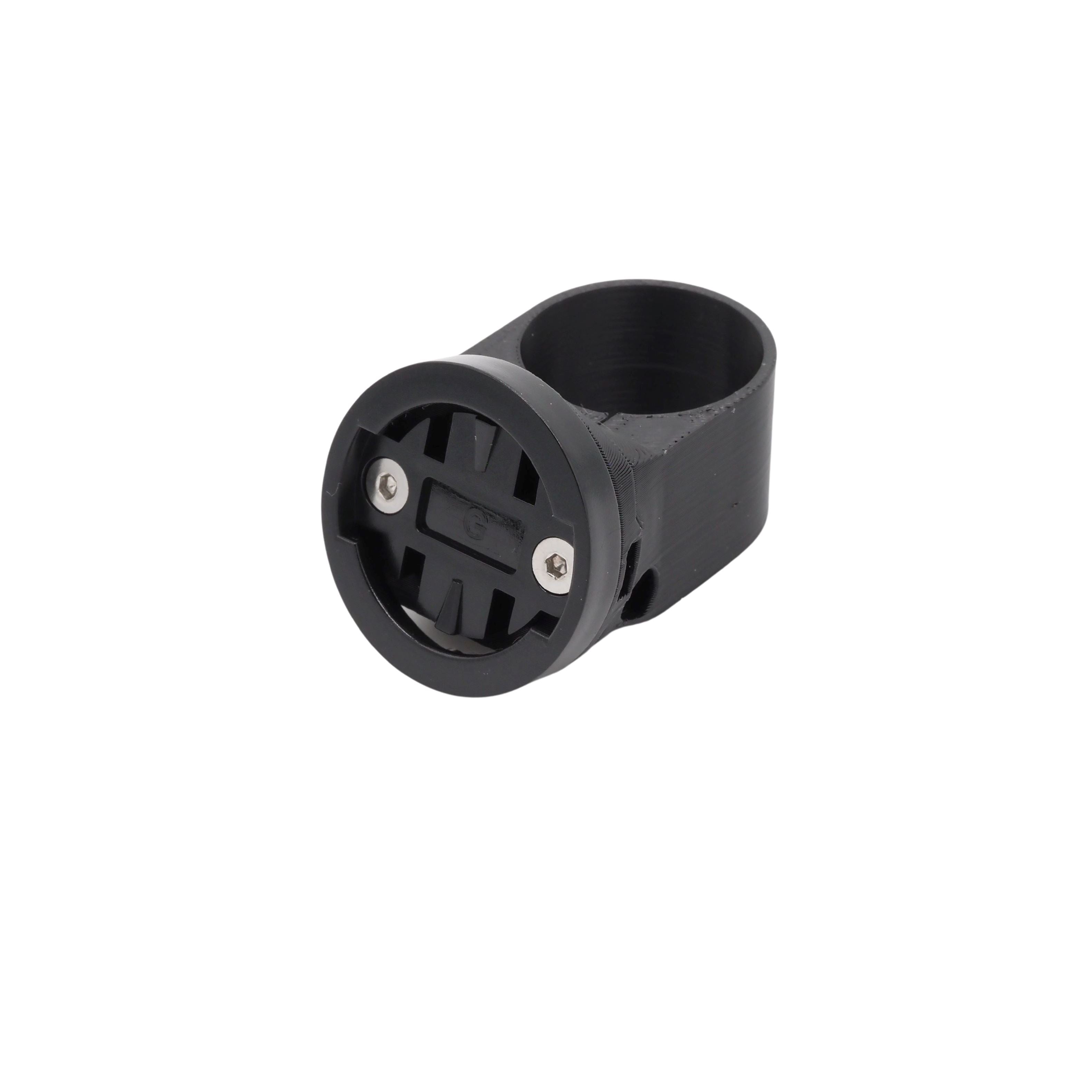 Round 25.4mm seatpost mount with Garmin quarter-turn fitting for Varia, Bryton Gardia and Magicshine SEEMEE rear lights